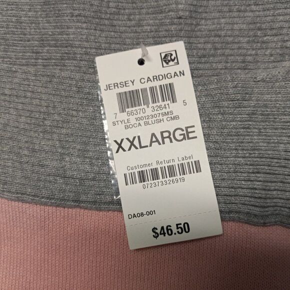 NWT Karen Scott Jersey Cardigan - Picture 2 of 6